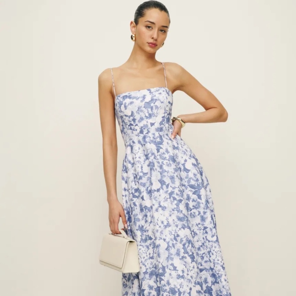 Reformation Monette Linen Dress